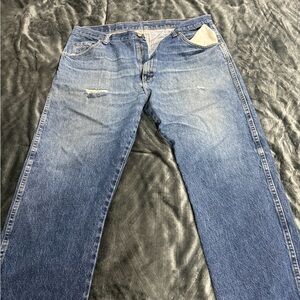 Wrangler Men's Straight Blue Jeans
